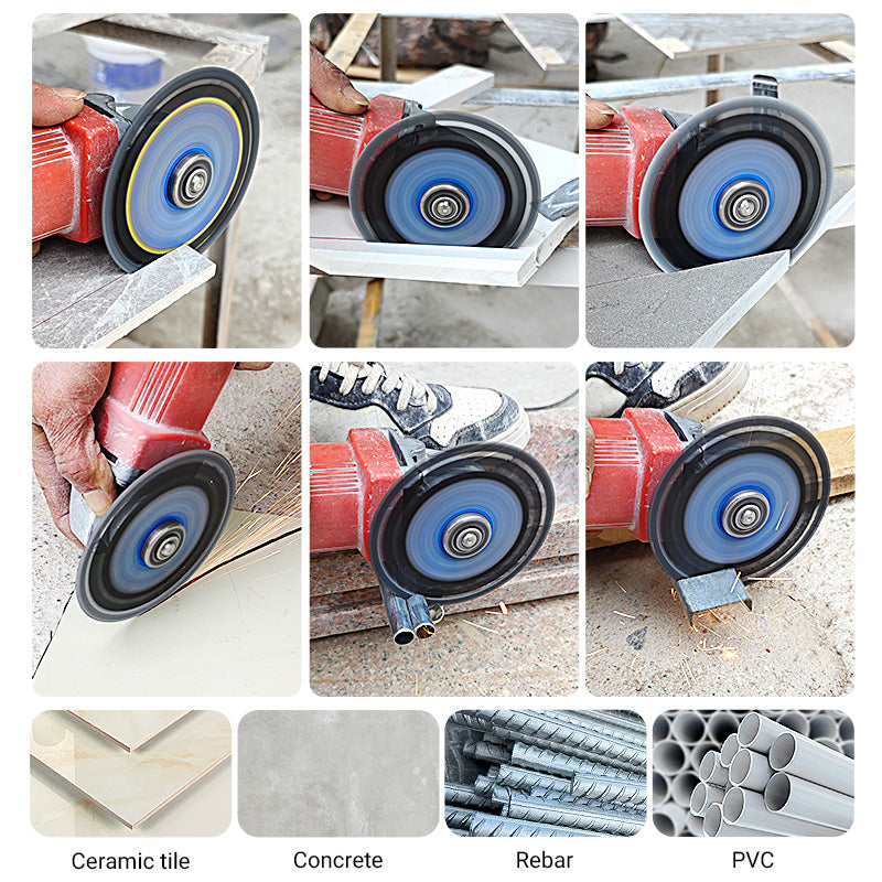 4.5"(115MM) Diamond Multi-purpose Saw Blades for Marble, Quartz, Stone, Tile, Metal, Plastic Angle Grinder Cutting Saw Blades