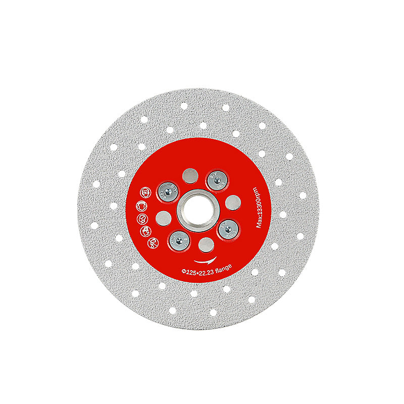 4"/4.5"/5" /7"/9"(100-230mm) Double-Sided Diamond Grinding Discs - Cutting & Chamfering for Marble, Quartz, Granite & Tile - 5/8"-11 Thread Angle Grinder Blades
