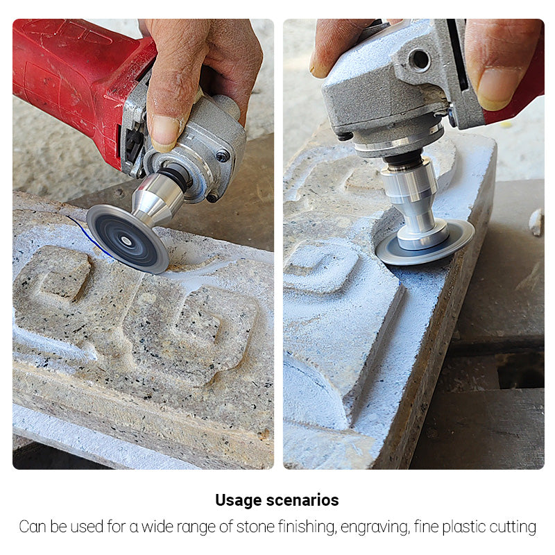 2PCS 50mm (2") Diamond Cutting Discs - for Stone, Concrete & Tile - Small Angle Grinder Blades for Precision Cuts in Tight Spaces