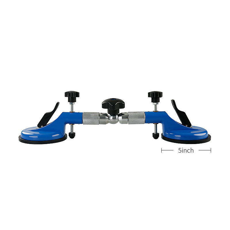 LOZLIN 2PCS Heavy Duty Vacuum Leveling Tool - 396lb Suction Clamp for Stone, Tile & Glass Countertops - Adjustable Seamless Installation Kit with Grip Handles