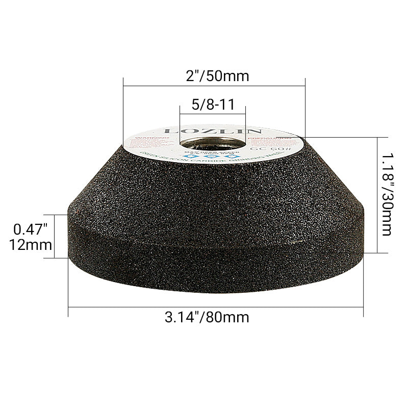 3PCS Diamond Grinding Wheels - for Marble, Granite, Tile & Metal - Angle Grinder Wheels for Trimming, Chamfering & Surface Grinding