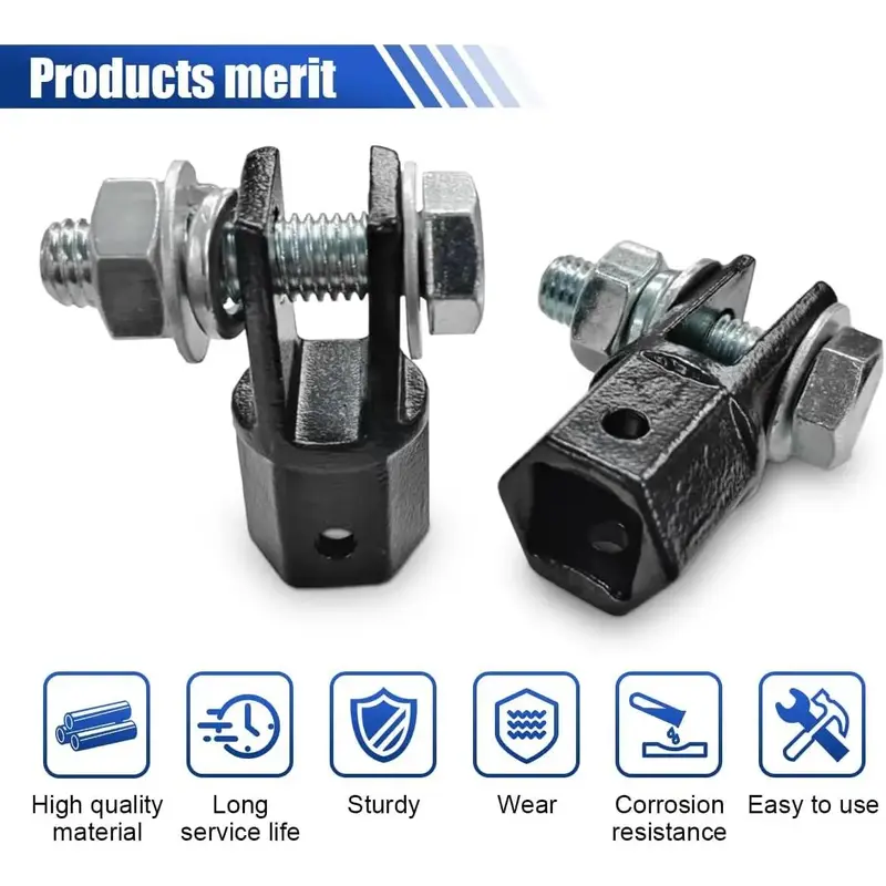 1/2" Impact Drill Scissor Jack Adapter, Heavy Duty CR-V Steel, 13/16" Lug Wrench Drive, Labor-Saving Tire Change Accessory for Auto Repair