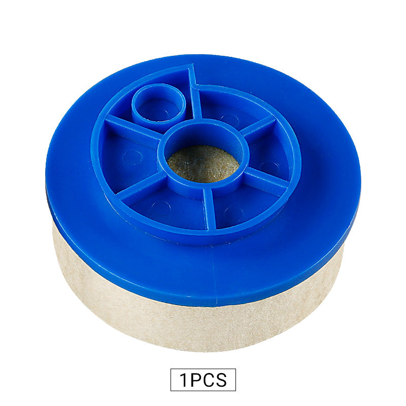 Thickened wool polishing wheel with aluminium alloy screw joints, suitable for stone,wood,glass,ceramics, metal, car polishing, up to a mirror effect