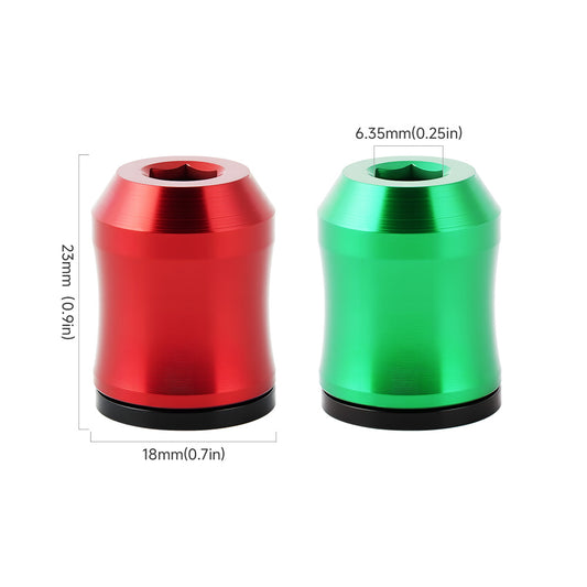 2 Pcs/4 Pcs Strong Magnetic Screw Ring, 1/4 Inch/ 6.35 mm Universal Magnetic Screw Ring Bit for Hex Screwdriver and Power Bits Screwring Powerbits