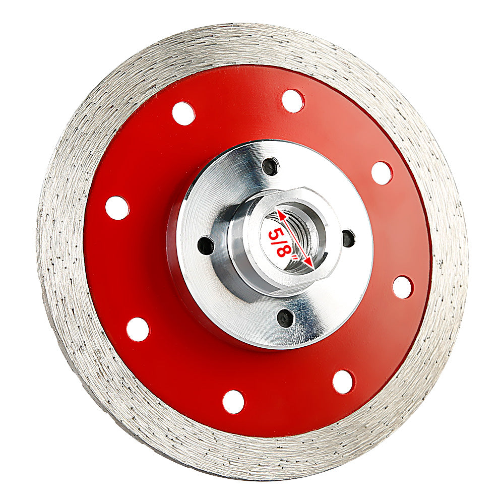 4.3" (110mm) Diamond Saw Blade - Cutting & Grinding for Granite, Concrete & Stone - 5/8-11 M14 M10 Arbor Angle Grinder Blade for Chamfering/Trimming/Shaping