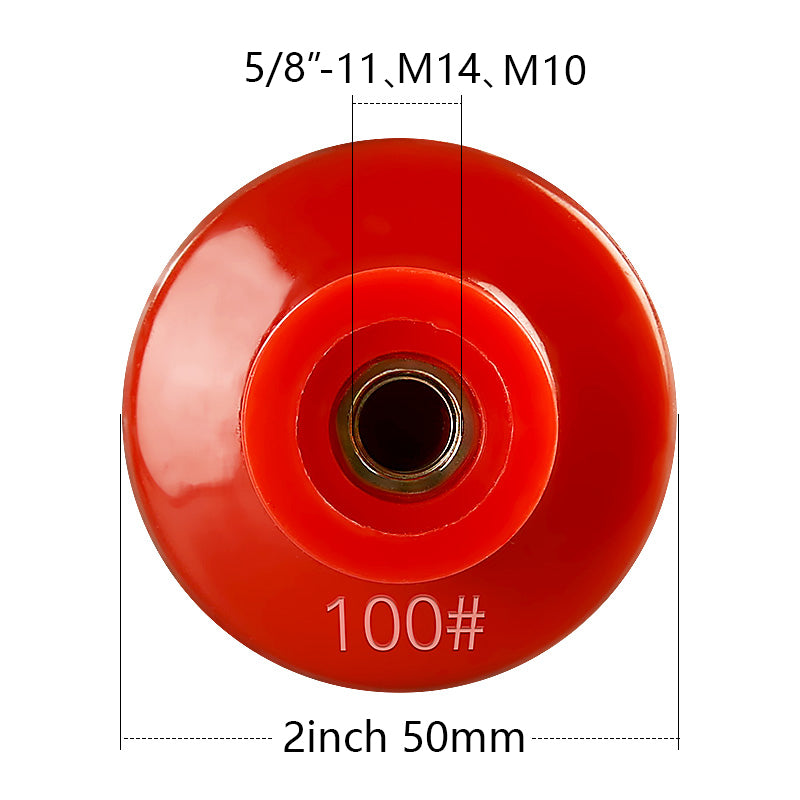 4PCS 2" (50mm) Electroplated Diamond Grinding Discs - 5/8"-11 M14 M10 Thread for Marble, Quartz & Ceramics - Small Trimming & Grinding Angle Grinder Accessories