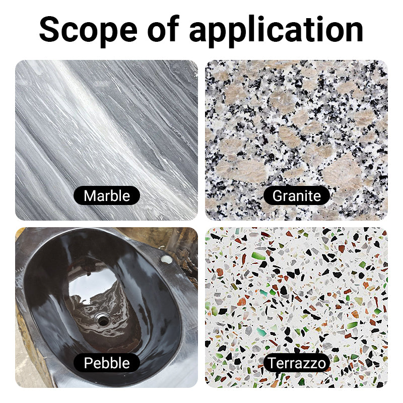8PCS 2" (5cm) Diamond Dry Grinding Pads - Small Polishing Discs for Marble, Granite & Stone - Surface Restoration & Detail Renovation Tools