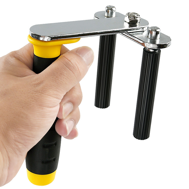 45mm Lifting Clamp - Multi-Material Grip for Glass, Stone, Wood & Aluminum Doors/Windows - Heavy-Duty Hand Tool with Non-Slip Pads Hardware