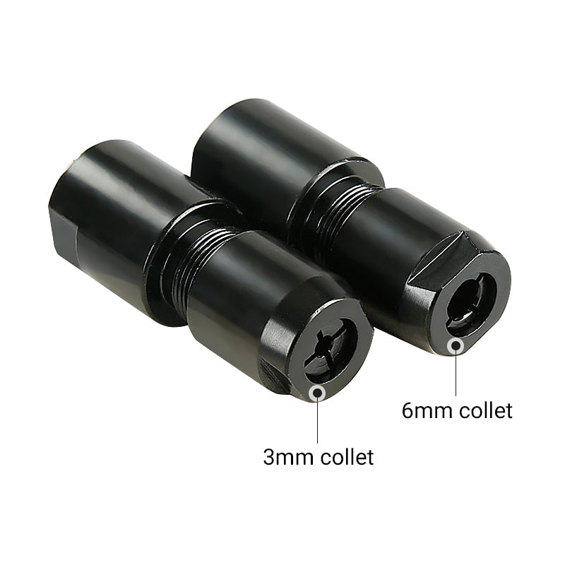 3MM & 6MM (1/8" & 1/4") Angle Grinder to Straight Grinder Adapter - 5/8-11 M10 Thread Converter for DeWalt/Makita - Accessories for Rotary Bits