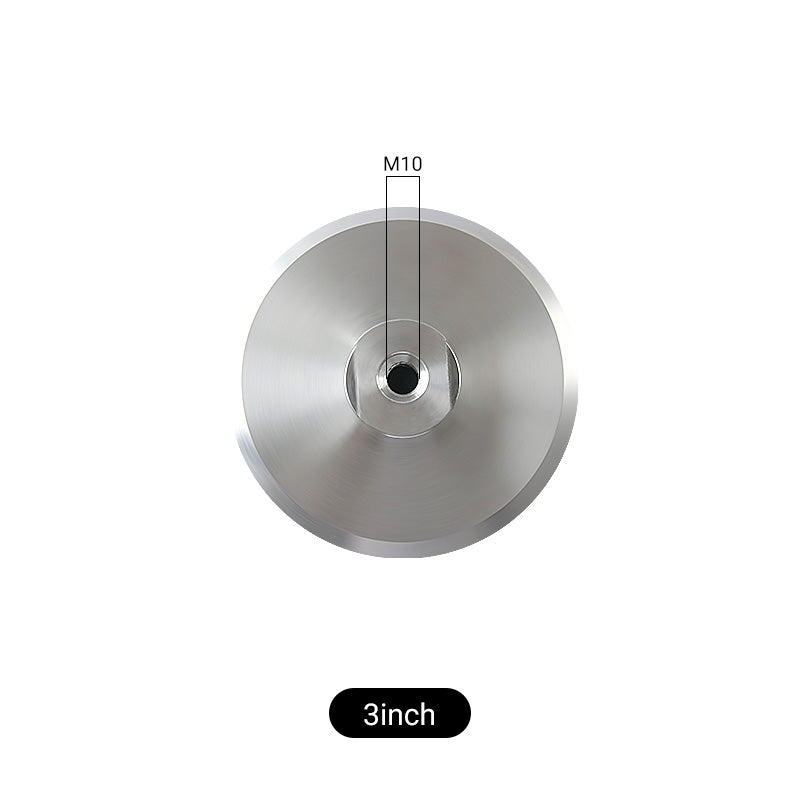 3/4/5Inch Aluminum Sticky Disc Polishing Backing Pad - 5/8-11 M10 M14 M16 Thread Angle Grinder Accessory, Nylon-Reinforced Durable Design for Surface Finishing, Sanding & Buffing - Universal Tool Adapter