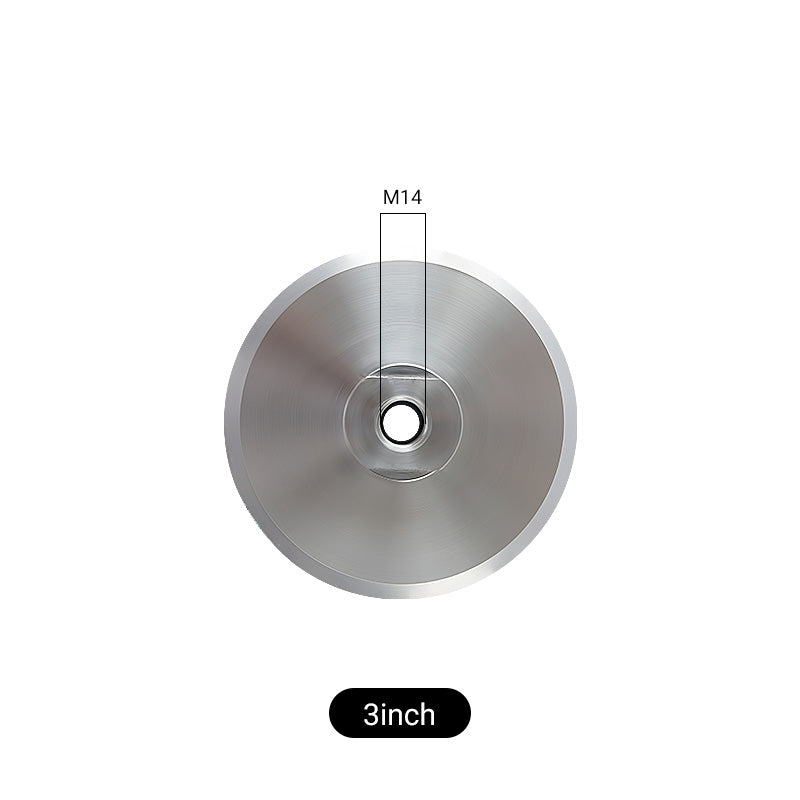 3/4/5Inch Aluminum Sticky Disc Polishing Backing Pad - 5/8-11 M10 M14 M16 Thread Angle Grinder Accessory, Nylon-Reinforced Durable Design for Surface Finishing, Sanding & Buffing - Universal Tool Adapter
