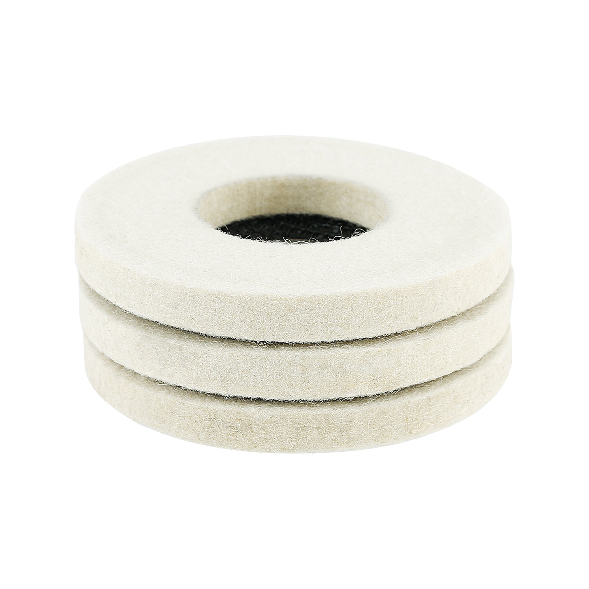 LOZLIN 5" Wool Polishing Wheel | Angle Grinder Buffing Disc for Metal & Glass, 1/3PCS Options