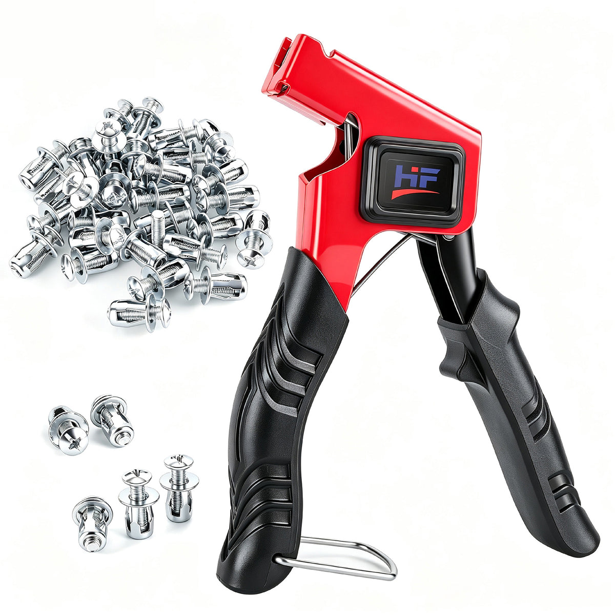 91Pcs Heavy-Duty Petal Jack Nut Set, M4 M5 M6 Hollow-Wall Metal Expansion Anchors with Installation Plier, Fasteners for Drywall, Cavity Walls, Auto Repair & Household DIY Projects