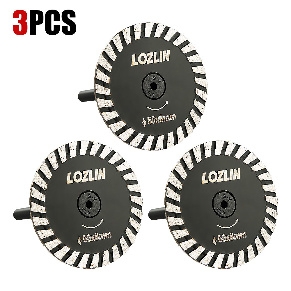 3PCS 2" (5cm) Diamond Mini Saw Blades - Precision Cutting & Engraving for Marble, Granite & Stone - Straight Grinder Mounted Stone Carving Tools