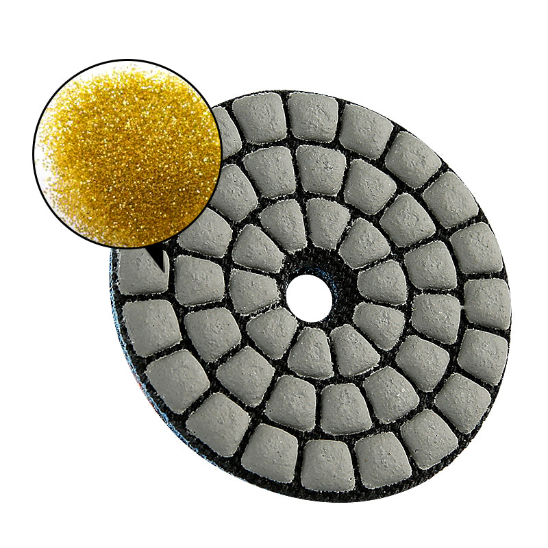 8PCS 2" (5cm) Diamond Dry Grinding Pads - Small Polishing Discs for Marble, Granite & Stone - Surface Restoration & Detail Renovation Tools