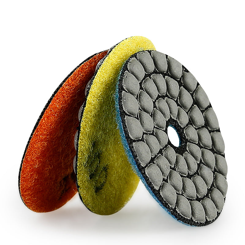 8PCS 2" (5cm) Diamond Dry Grinding Pads - Small Polishing Discs for Marble, Granite & Stone - Surface Restoration & Detail Renovation Tools