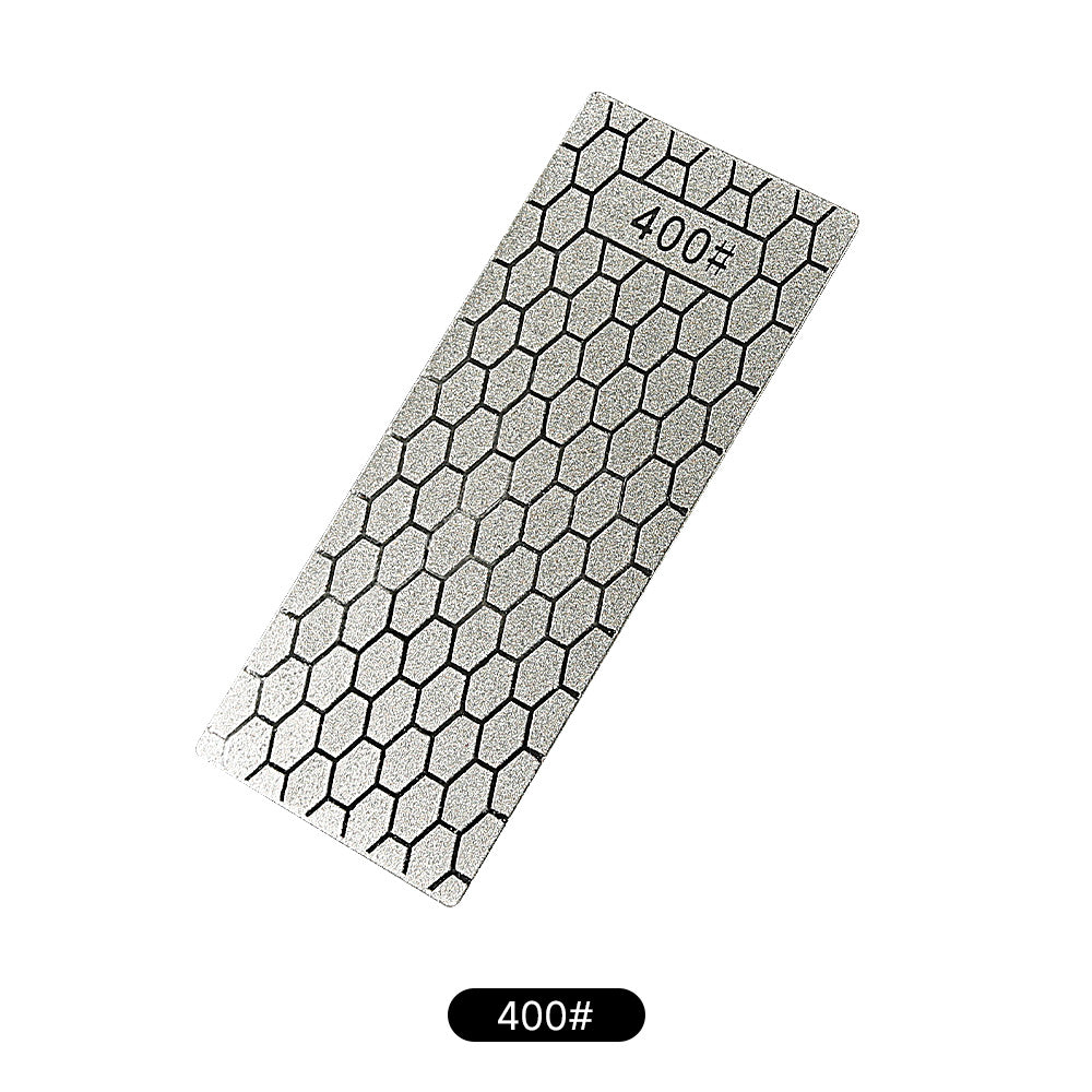 Diamond Stone Set - Coarse/Med/Fine 400-600-1000 Grit for Sharpening Knives & Tools, Diamond Lapping Plate Kit