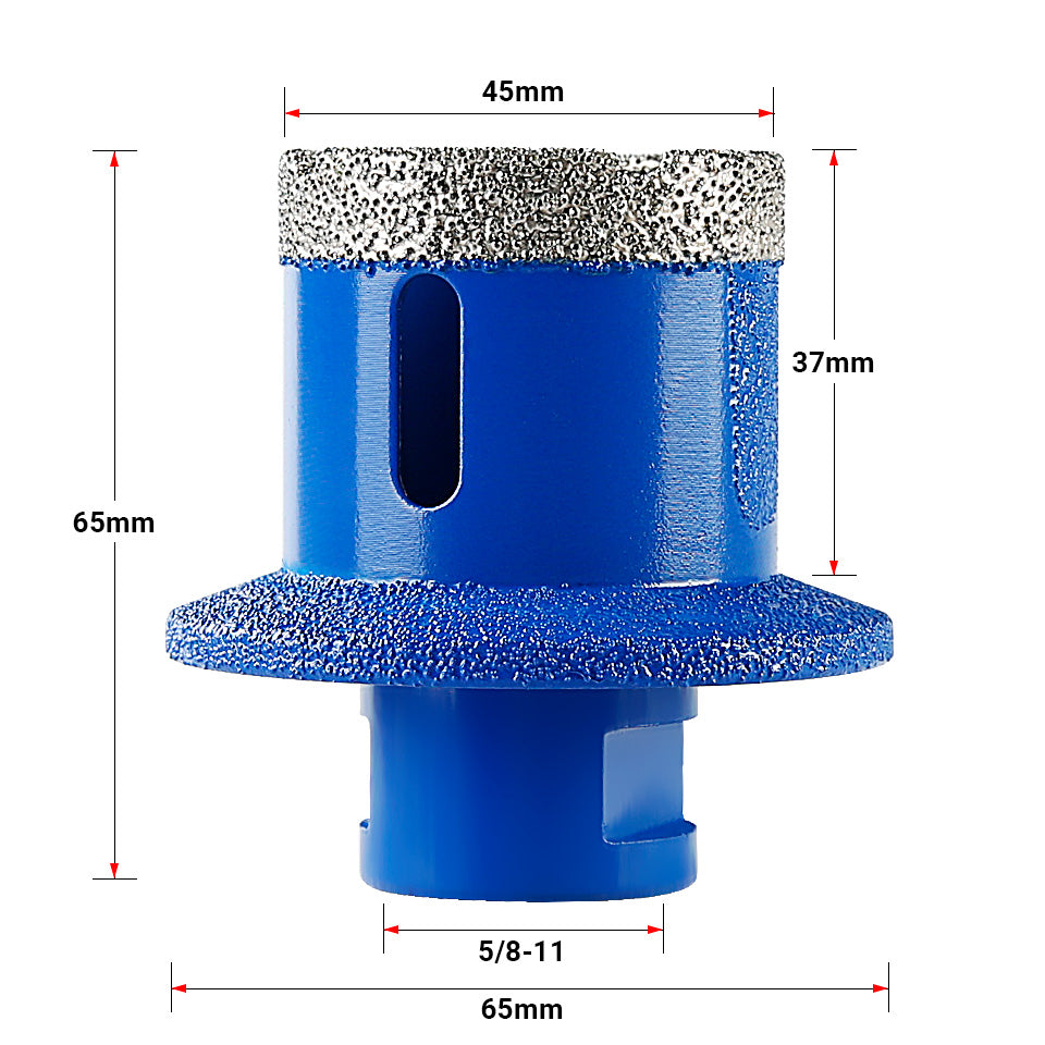 Double Layer Diamond Drill Bit for Countertop Sink Installation - For Tile, Quartz, Marble & Stone - Perfect for Kitchen/Bathroom Sink & Sewer Drain Drilling