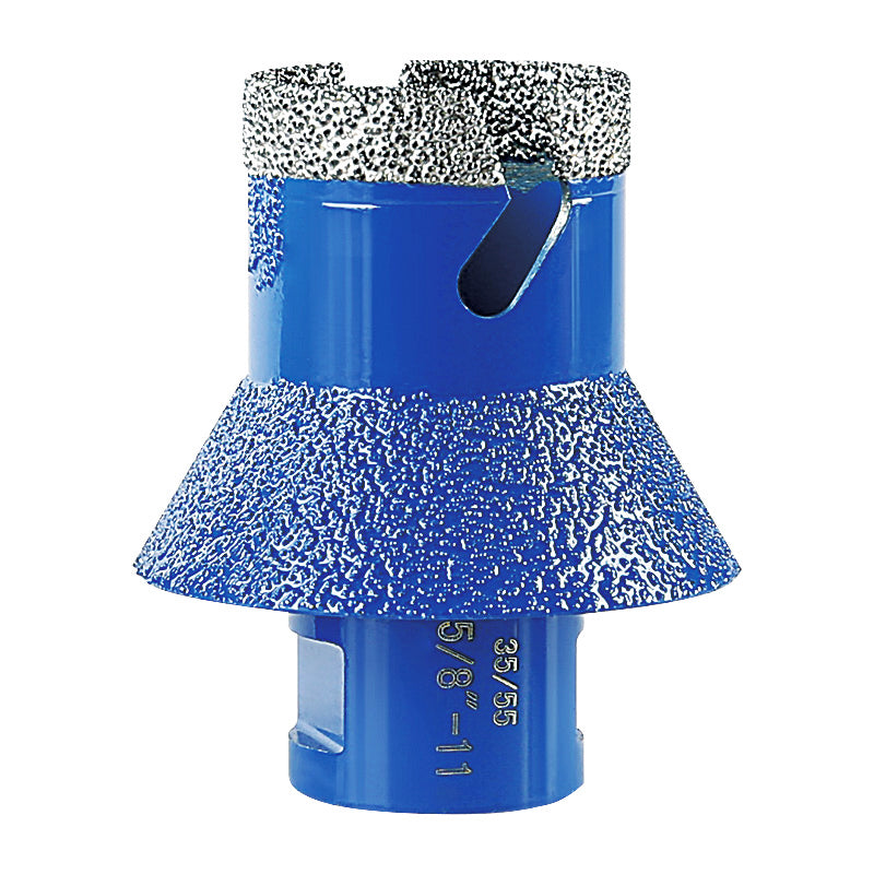 Diamond Beveled Drill Bit - Countertop Sink Hole Reamer for Tile & Marble - Angle Grinder Installation Tool with Beveled Edge