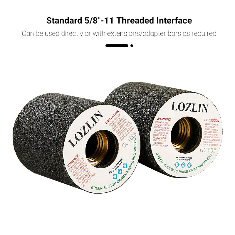 4PCS/Set Diamond Grinding Wheel Kit - Cylindrical Internal Polishing Tools for Marble, Granite & Cobblestone Planters - Professional Stone Surface Renovation Set