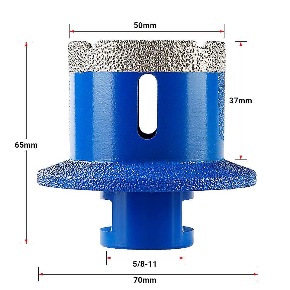 Double Layer Diamond Drill Bit for Countertop Sink Installation - For Tile, Quartz, Marble & Stone - Perfect for Kitchen/Bathroom Sink & Sewer Drain Drilling