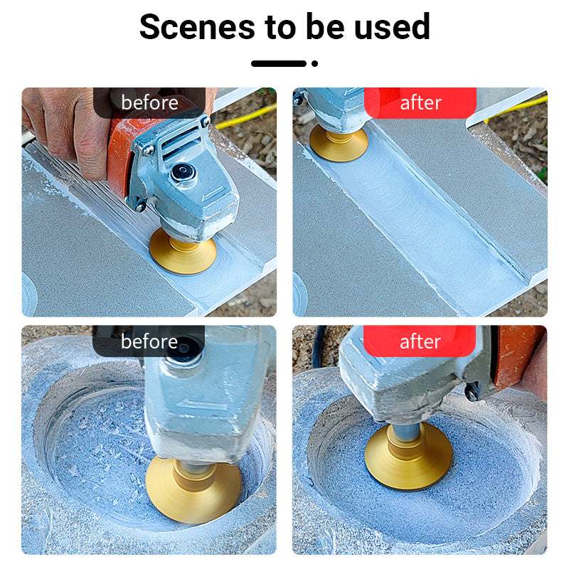 2inch brazed diamond flat grinding head stone clear bottom marble quartz stone tile grinding edge corner countertop joint rough grinding leveling angle grinder grinding head