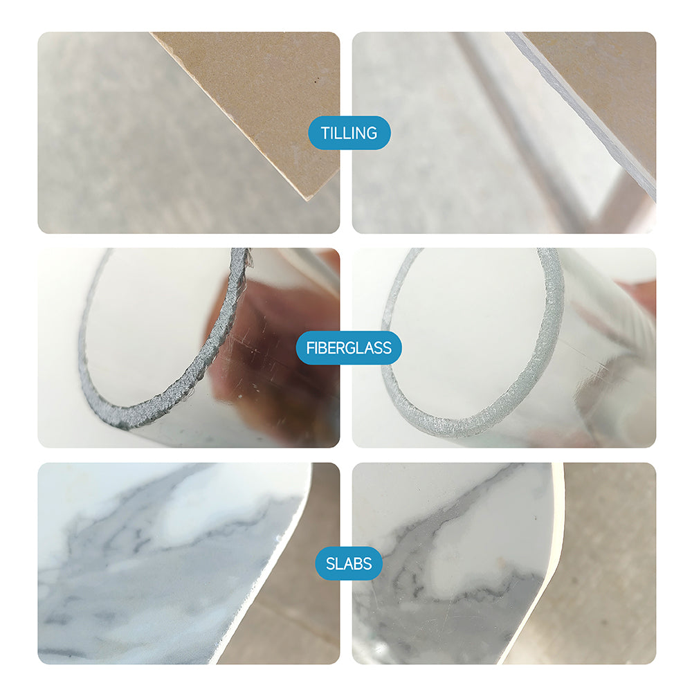 4 STÜCK Diamant-Handschleifpads, Schleif- und Polierpads für Stein, Fliesen, Glas, Marmor – Radierer-Werkzeug zum Trimmen und Finishen