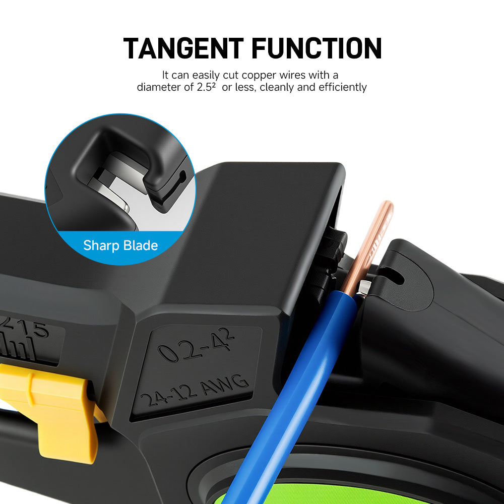Multifunctional Electrician's Wire Stripper: A Must-Have Tool for Automatically Cutting and Stripping Household and Industrial Wires and Cables