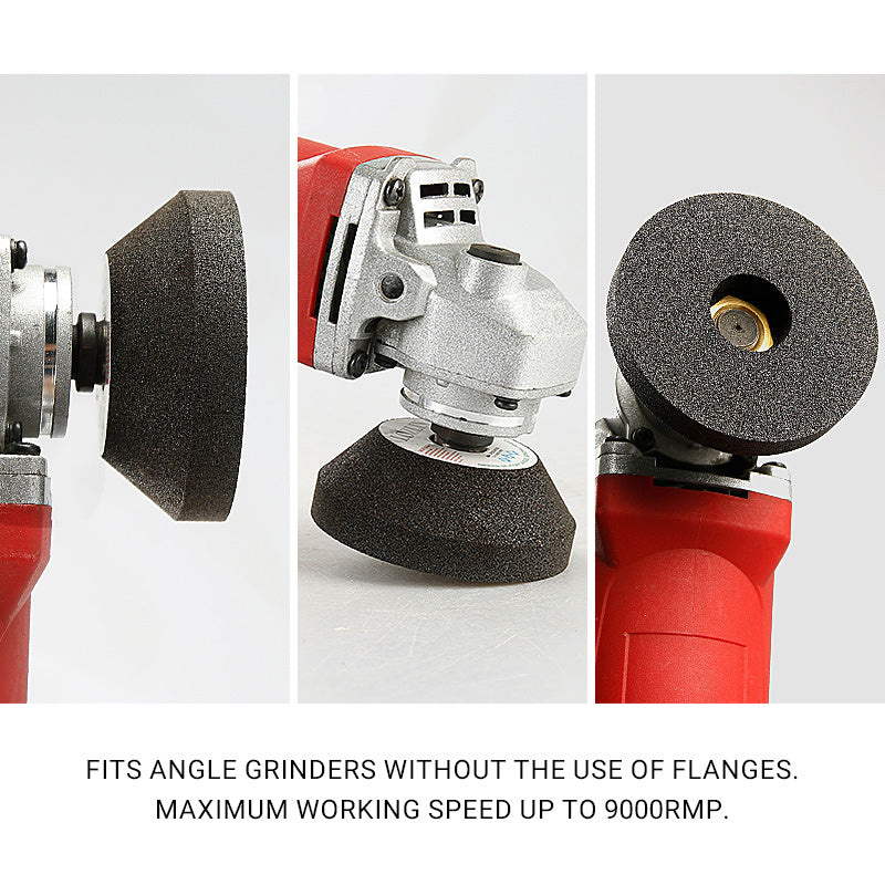 3PCS Diamond Grinding Wheels - for Marble, Granite, Tile & Metal - Angle Grinder Wheels for Trimming, Chamfering & Surface Grinding