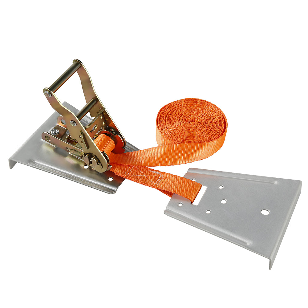 14ft Wood Floor & Stone Seam Clamp - Seamless Splicing Tool, 3-in-1 Pull Clamp for Flooring/Countertop Installation w/Strap Kit