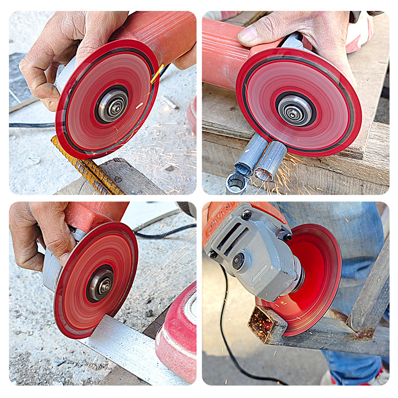 4.5" (115mm) Diamond Cutting Blades - 5000+ Cuts for Metal (Stainless Steel, Aluminum) - Angle Grinder Saw Blades, No Overheating & Long-Lasting