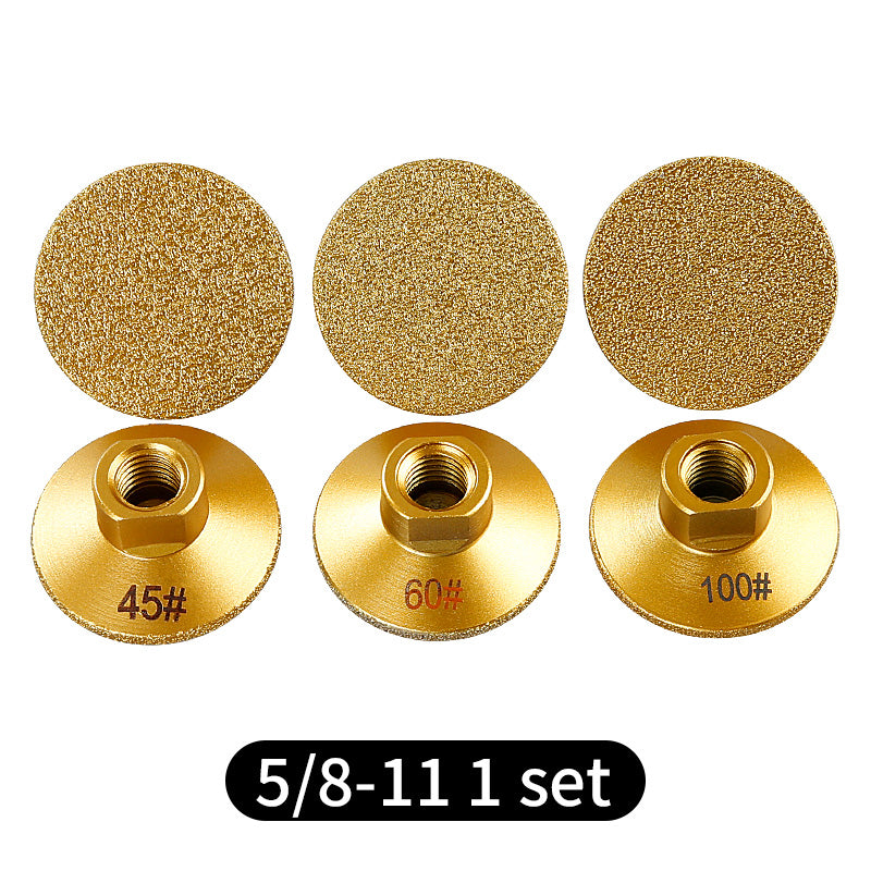 2inch brazed diamond flat grinding head stone clear bottom marble quartz stone tile grinding edge corner countertop joint rough grinding leveling angle grinder grinding head