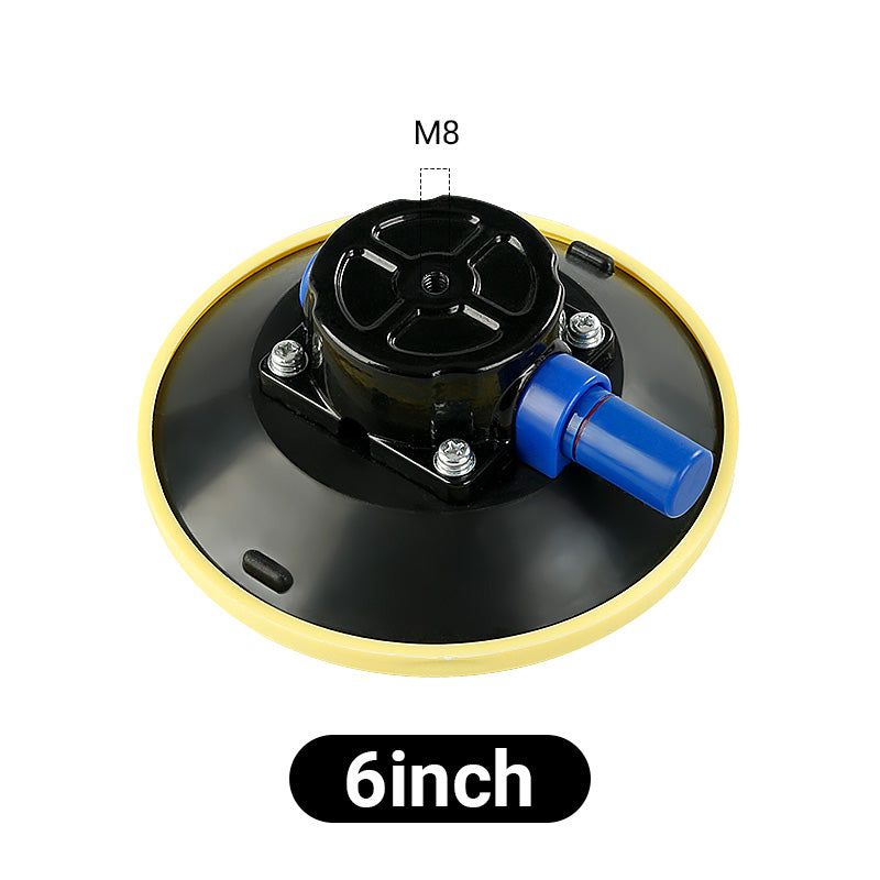 4.5" -6" Vacuum Suction Cup w/Hand Pump - Car Trunk Installer Tool for Auto Repair & DIY - Multi-Surface Lift for Glass/Tile/Stone