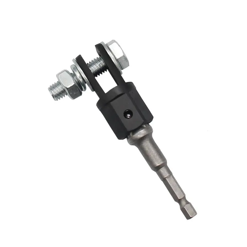 1/2" Impact Drill Scissor Jack Adapter, Heavy Duty CR-V Steel, 13/16" Lug Wrench Drive, Labor-Saving Tire Change Accessory for Auto Repair