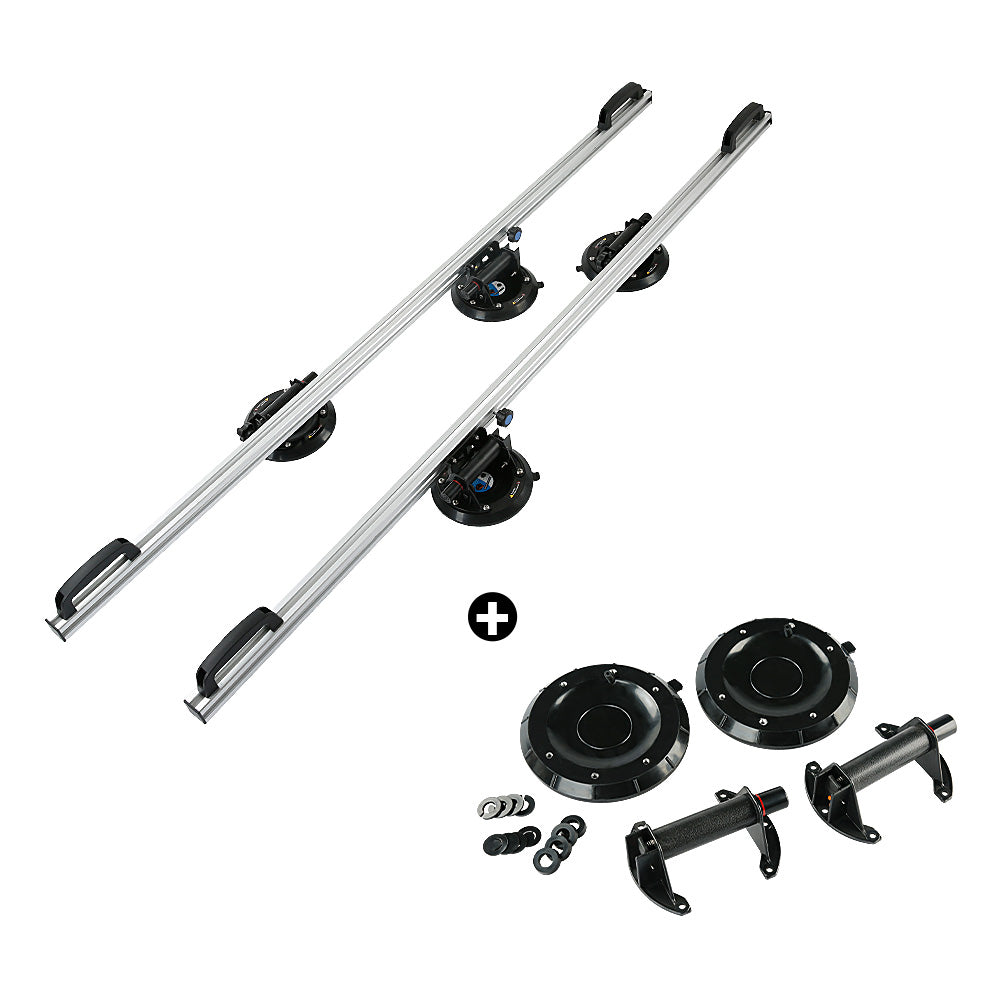 Heavy-Duty Slab Suction-Cup Tool for Lifting Up to 265 lbs - Large Lifting Tool for Porcelain Tile, Glass, and Stone Installation and Transport with Suction-Cup Attachment