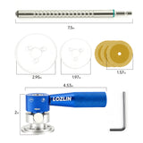 LOZLIN Portable Multi-Function Pipe Cutter, Adjustable Inner Wall Cutting Tool for PVC and Drain Pipes, Home DIY Tool