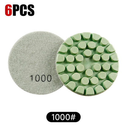 3PCS/6PCS 4In Resin Bond Diamond Polishing Pads - Professional Terrazzo Floor Polishing Tools - High Efficiency Grinding & Polishing for Stone Surfaces