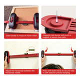 Quick Level Picture Hanger - Easy Wall Mounting Tool for Framed Artwork and Photos - Ideal for Home Decoration and DIY Projects