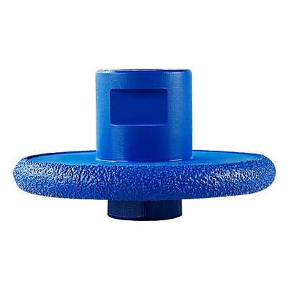 Diamond Roman Edge Grinding Wheel - Cylindrical Grooving Tool for Quartz & Marble - 5/8-11 Angle Grinder Mounted Stone & Edge Profiling Disc