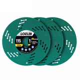 LOZLIN 3Pcs 115mm Ultra-Thin Mesh Turbine Diamond Saw Blade, Debris-Free Cuts for Tile, Ceramic and Marble