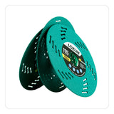LOZLIN 3Pcs 115mm Ultra-Thin Mesh Turbine Diamond Saw Blade, Debris-Free Cuts for Tile, Ceramic and Marble
