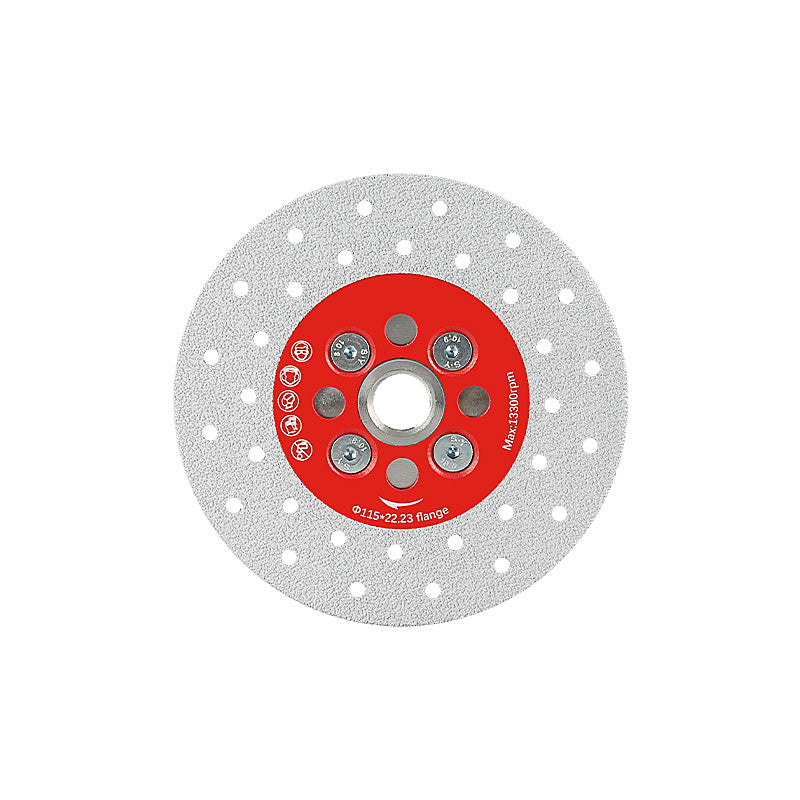 4"/4.5"/5" /7"/9"(100-230mm) Double-Sided Diamond Grinding Discs - Cutting & Chamfering for Marble, Quartz, Granite & Tile - 5/8"-11 Thread Angle Grinder Blades