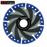 4,5"-5"-7"-9" (115-230 mm) Diamant-Trennblätter – Mehrmaterial-Winkelschleifscheiben für Metall, Stein, Marmor und Stahl/Eisen – Trockenschnitt-Sägeblätter