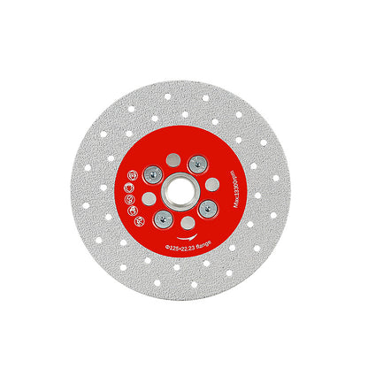 4"/4.5"/5" /7"/9"(100-230mm) Double-Sided Diamond Grinding Discs - Cutting & Chamfering for Marble, Quartz, Granite & Tile - 5/8"-11 Thread Angle Grinder Blades