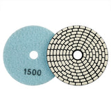 8-teiliges 4-Zoll-Trocken-Diamantpolierscheiben-Set – Körnung 50#-3000# für Granit/Marmorstein, Scheiben für Winkelschleifer