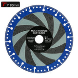 4,5"-5"-7"-9" (115-230 mm) Diamant-Trennblätter – Mehrmaterial-Winkelschleifscheiben für Metall, Stein, Marmor und Stahl/Eisen – Trockenschnitt-Sägeblätter
