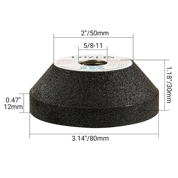 3PCS Diamond Grinding Wheels - for Marble, Granite, Tile & Metal - Angle Grinder Wheels for Trimming, Chamfering & Surface Grinding