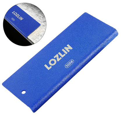 Blue rectangular hand polishing pads for stone #100 hot sell from china factory