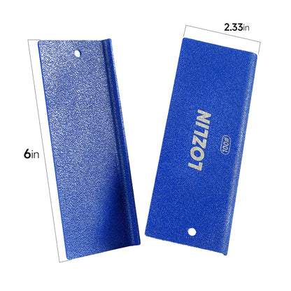Blue rectangular hand polishing pads for stone #100 hot sell from china factory