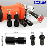 3 MM &amp; 6 MM (1/8" &amp; 1/4") Winkelschleifer-auf-Geradschleifer-Adapter - 5/8-11 M10-Gewindekonverter für DeWalt/Makita - Zubehör für Drehbits